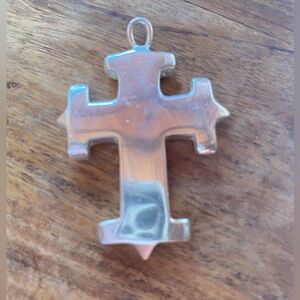 Robert Lee Morris 925 Sterling Silver Cross Pendant Approx 36 grams